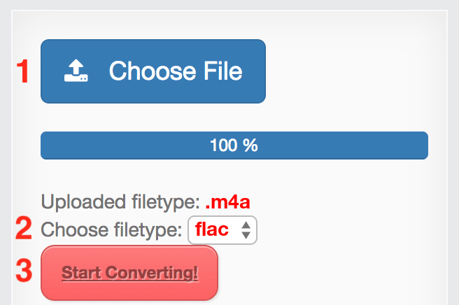 How to convert M4A files online to FLAC