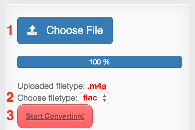 m4a to flac